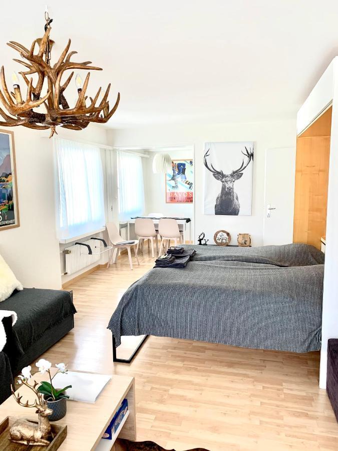 Holiday Apartment Bolgen - Close To Everything! Bolgen, Jakobshorn, Bus Stop, Train Station, Supermarket, Ski School, Ski Rentals, Restaurants And More! Давос Экстерьер фото